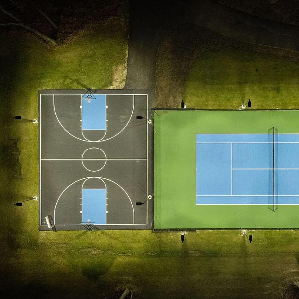 illuminated courts